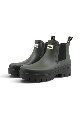 BARBOUR Stivaletti Donna Verde Nero LRF0100L12-AI27