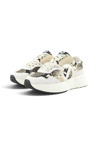 NO NAME Sneakers Donna Grigio Nero Animalier NNVE3601VE-AI27