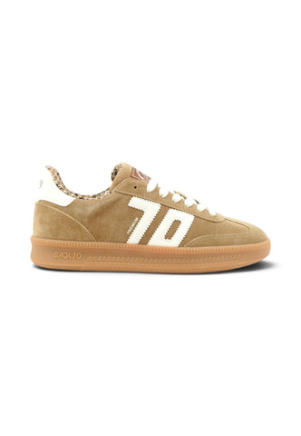BACK70 Sneakers Uomo Beige Bianco 108028-000033-AI27