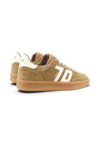 BACK70 Sneakers Uomo Beige Bianco 108028-000033-AI27