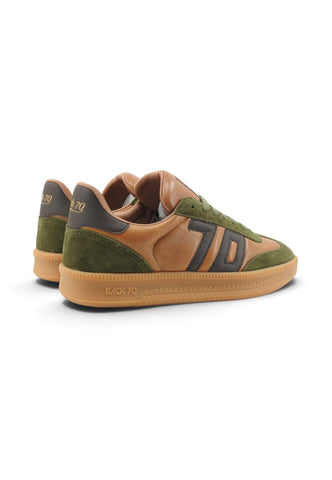 BACK70 Sneakers Uomo Marrone Verde 108028-000038-AI27