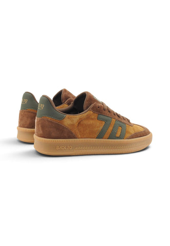 BACK70 Sneakers Uomo Marrone Verde 108028-000050-AI27