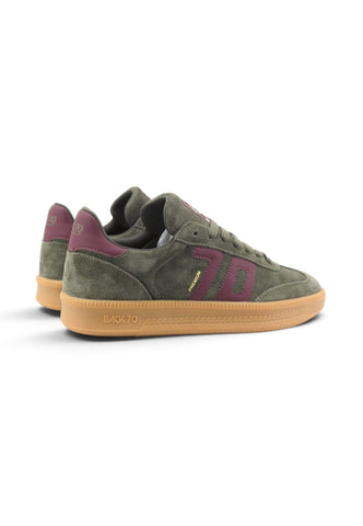 BACK70 Sneakers Uomo Verde Bordeaux 108028-000051-AI27