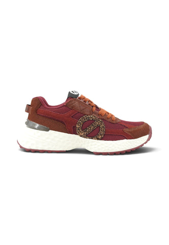 NO NAME Sneakers Donna Bordeaux Glitter SNCRBG0416-AI27
