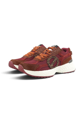 NO NAME Sneakers Donna Bordeaux Glitter SNCRBG0416-AI27