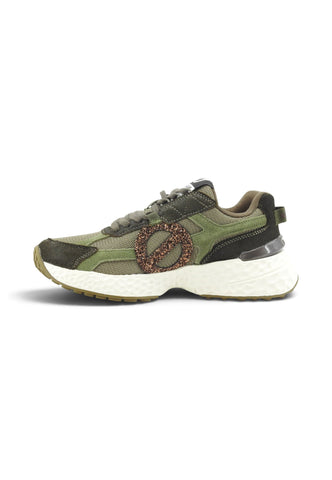NO NAME Sneakers Donna Verde Glitter SNCRBG0441-AI27