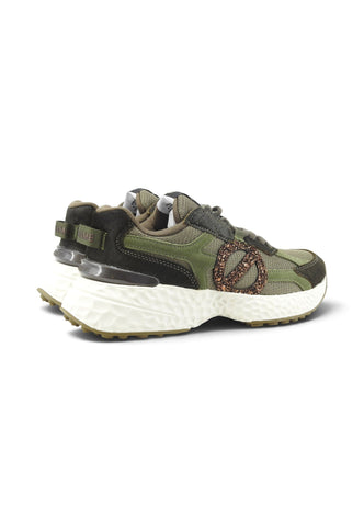 NO NAME Sneakers Donna Verde Glitter SNCRBG0441-AI27