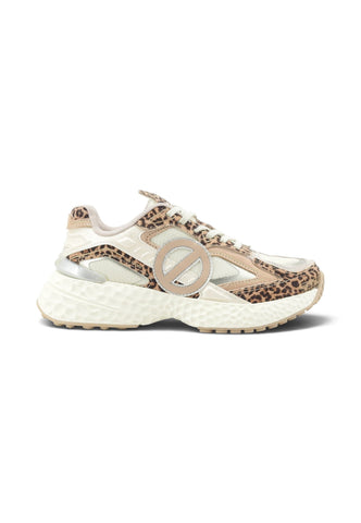 NO NAME Sneakers Donna Beige Animalier UNCYSDLO18-AI27