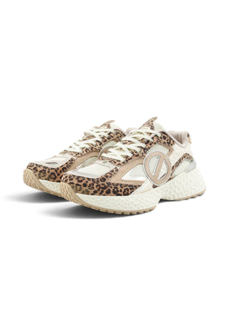 NO NAME Sneakers Donna Beige Animalier UNCYSDLO18-AI27