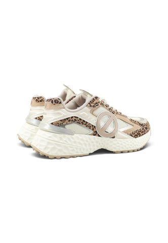 NO NAME Sneakers Donna Beige Animalier UNCYSDLO18-AI27