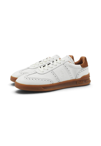 POLO RALPH LAUREN Sneakers Donna Bianco Marrone 809P15727001-AI27