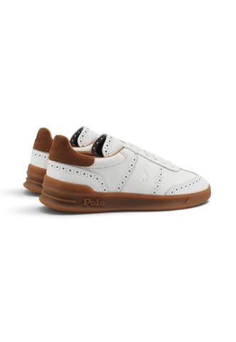 POLO RALPH LAUREN Sneakers Donna Bianco Marrone 809P15727001-AI27