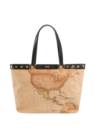 ALVIERO MARTINI Borsa Shopper Donna Beige Nero LG01S578-AI27-0001