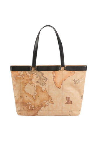 ALVIERO MARTINI Borsa Shopper Donna Beige Nero LG01S578-AI27-0001