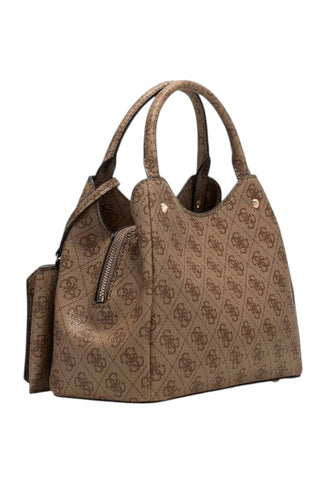 GUESS Borsa A Mano Donna Beige Marrone HWSG2484220-AI27-LTL