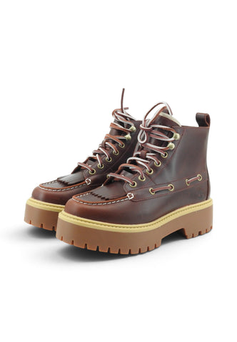 TIMBERLAND Anfibi Stivaletti Donna Marrone Bordeaux TB0A27YZEIW1-AI27