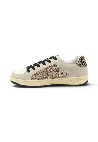 PATRIZIA PEPE Sneakers Donna Grigio Animalier Glitter PK420-06-AI27