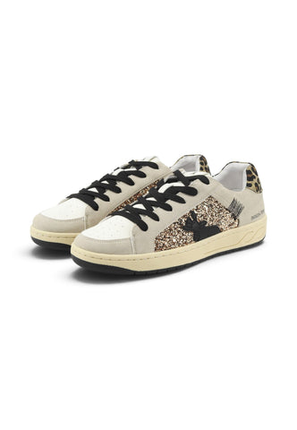 PATRIZIA PEPE Sneakers Donna Grigio Animalier Glitter PK420-06-AI27