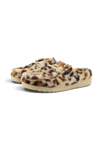 HEY DUDE Sabot Wendy Slipper Donna Beige Nero Animalier HD44714-AI27-2UG