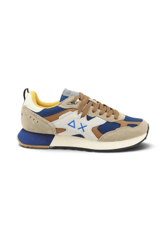 SUN68 Sneakers Uomo Beige Blu Giallo Z46124-AI27-77