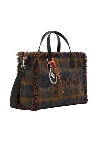 SUN68 Shopper Donna Blu Marrone W46212-AI27-07