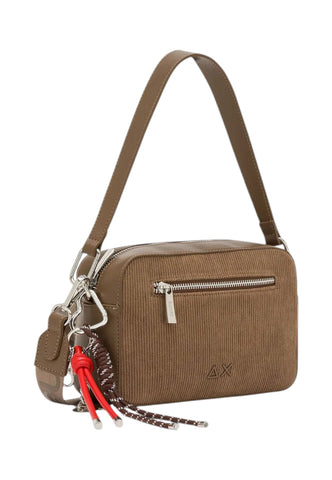 SUN68 Borsa A Spalla Donna Marrone Y46218-AI27-77