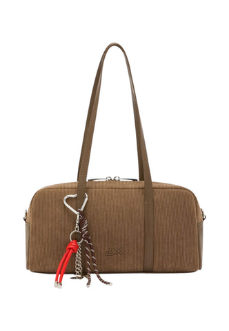 SUN68 Borsa A Spalla Donna Marrone Y46220-AI27-77