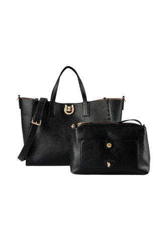 U.S. POLO ASSN. Borsa Shopper Donna Nero BIU0M8869WVP000-AI27