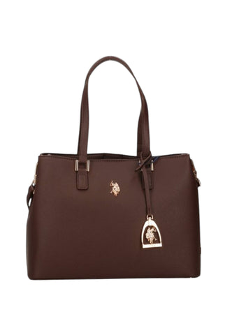 U.S. POLO ASSN. Borsa Shopper Donna Marrone BEUJE8662WVP511-AI27