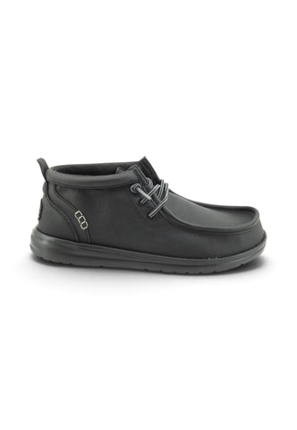 HEY DUDE Stringate Wally Mid GripR Classic Uomo Nero HD42051-AI27-060
