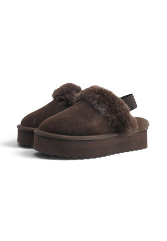 COLORS OF CALIFORNIA Sabot Slipper Donna Marrone HCYWPLA07-AI27-CHOC