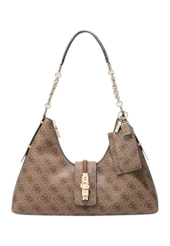 GUESS Borsa A Spalla Donna Beige Marrone HWSG2378010-AI27-LTL
