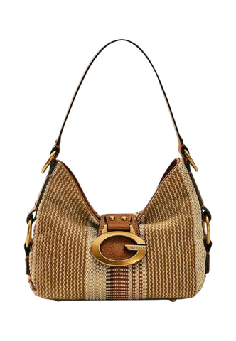 GUESS Borsa A Spalla Donna Marrone Beige HWZB9308720-AI27-BRO
