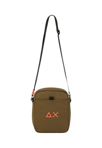 SUN68 Borsa Tracolla Uomo Verde Arancione W46103-AI27-19