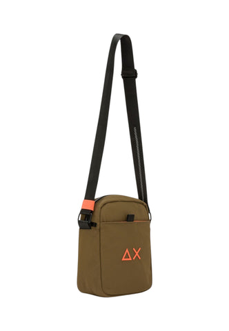 SUN68 Borsa Tracolla Uomo Verde Arancione W46103-AI27-19