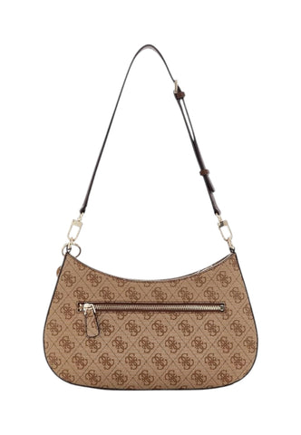 GUESS Borsa A Spalla Donna Beige Marrone HWBG9672180-AI27-LGW
