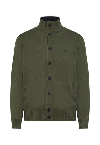 SUN68 Maglione Uomo Verde K46113-AI27-06
