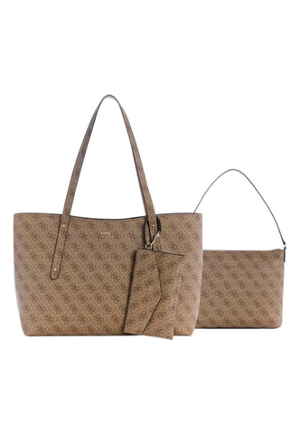 GUESS Borsa Shopper Donna Beige Marrone HWLG9648240-AI27-LTL