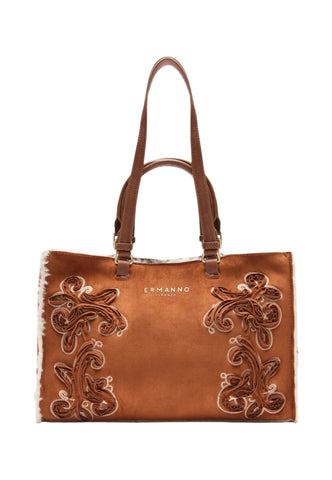 ERMANNO SCERVINO Borsa Shopper Donna Marrone 12402298-AI27-2244