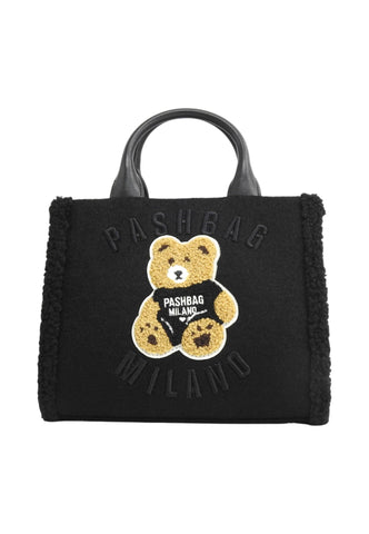 PASH BAH Borsa A Mano Donna Nero 18756-SHE-W5M-P-AI27