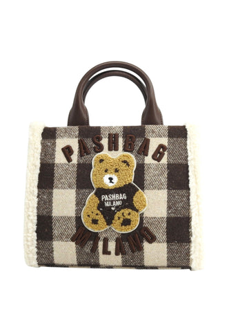 PASH BAG Borsa A Mano Donna Marrone Beige 20163-SHE-W6M-P-AI27
