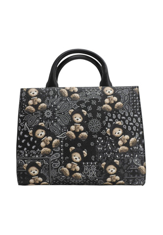 PASH BAG Borsa A Mano Donna Nero Bianco 20118-VIN-W6B-P-AI27