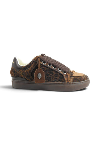 KURT GEIGER Sneakers Donna Marrone Animalier Strass 6148735289-AI27