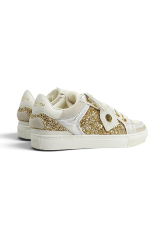 KURT GEIGER Sneakers Donna Bianco Oro Glitter 6148766769-AI27