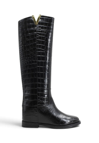 VIA ROMA 15 Stivali Donna Nero 3758-N-AI27