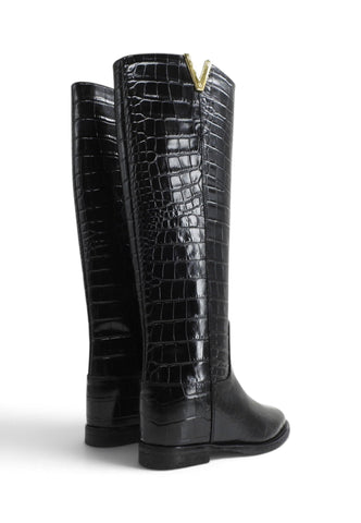 VIA ROMA 15 Stivali Donna Nero 3758-N-AI27