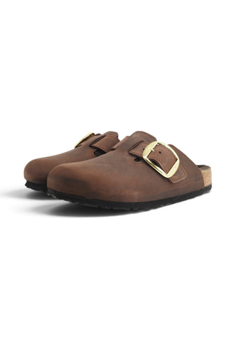 BIRKENSTOCK Ciabatte Boston Donna Marrone 1033020-AI27