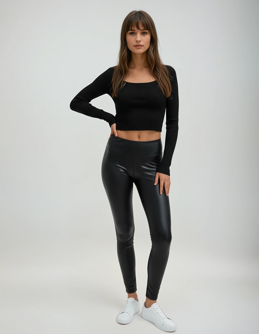 Leggins Ecopelle Elasticizzato 4479
