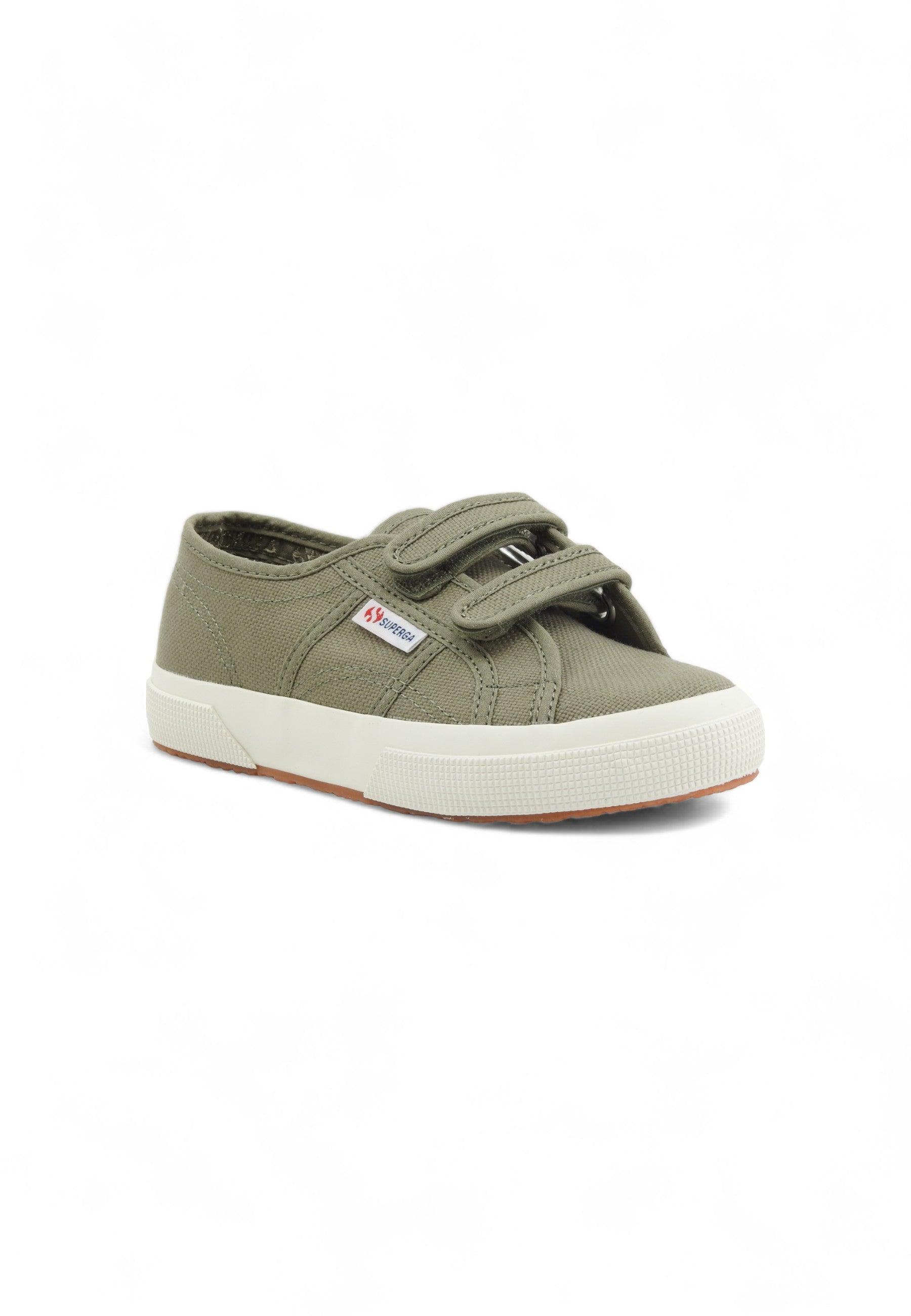 SUPERGA 2750 Sneaker Bambino Green Safari Avorio S0003E0 - Sandrini Calzature e Abbigliamento