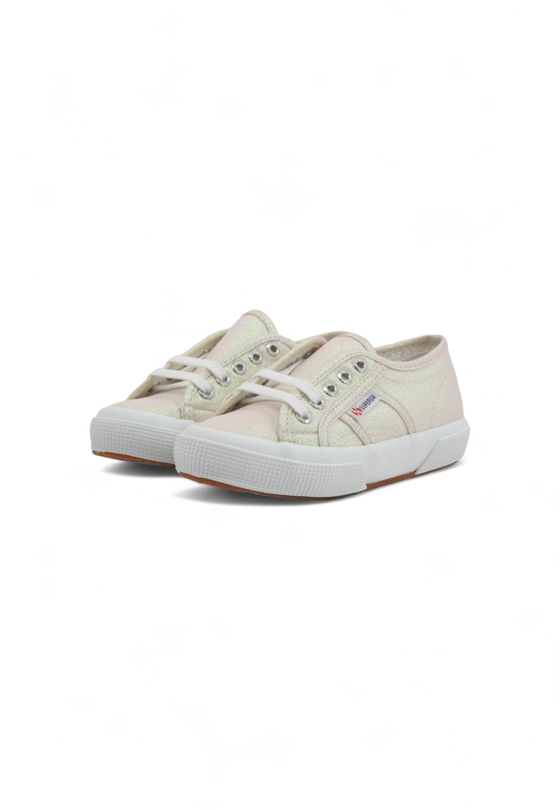 SUPERGA 2750 Sneaker Bambino Beige Iridescent S002J20 - Sandrini Calzature e Abbigliamento